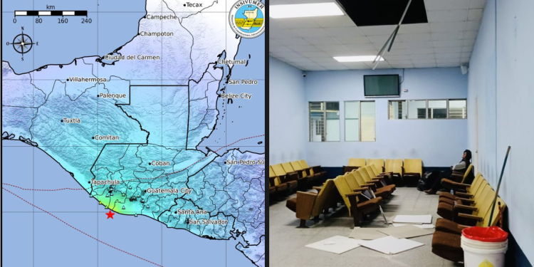 Temblor de 5.5 grados deja daÃ±os leves en tres departamentos, pero no hay vÃ­ctimas