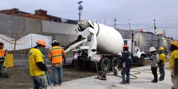 Trabajos en viaducto en Quetzaltenango como parte del Plan Conecta. / Foto: Caminos.