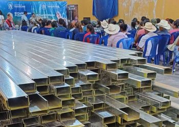 Entregan materiales básicos de construcción a familias de Jutiapa