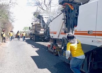 Reinician trabajos de asfalto en la ruta San Luis Jilotepeque – Ipala