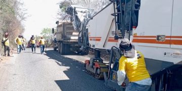 Reinician trabajos de asfalto en la ruta San Luis Jilotepeque – Ipala
