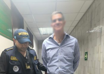 La captura de Jorge Alberto Gaitán Castro, con fines de extradición a El Salvador, se efectuó en la Torre de Tribunales.