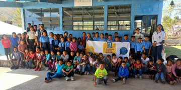 Capacitación de la PNC sobre prevención del delito, en el marco del Día Nacional de la No Violencia contra la Niñez. / Foto: PNC.