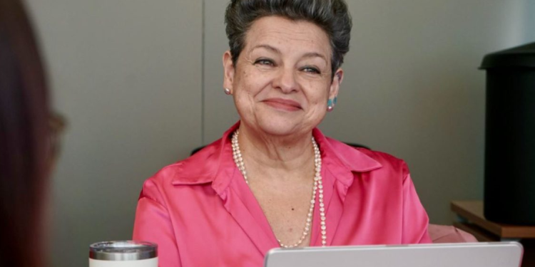 La doctora Lucrecia Peinado, primera dama de la Nación