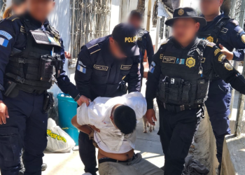 Reacción inmediata de la PNC logra la captura de un presunto sicario en Villa Nueva