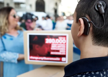 Conmemoración del Día Mundial de la Audición. /Foto: EFE.