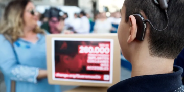 Conmemoración del Día Mundial de la Audición. /Foto: EFE.