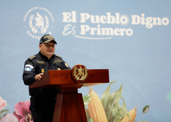 Director de la Policía Nacional Civil, David Custodio Boteo. / Foto: Alex Jacinto.