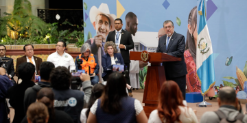 Presidente Bernardo Arévalo en la ronda de la semana.