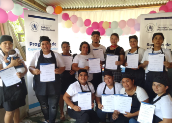 Mintrab continúa capacitando guatemaltecos para mejorar la empleabilidad. /Foto: Mintrab.