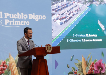 Presidente de la Junta Directiva de la Empresa Portuaria Nacional Santo Tomás de Castilla, José de la Peña Aguilar. / Foto: Gilber Garcia