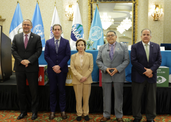 Sesan y MAGA participan en taller para mejorar el sistema agroalimentario, Global Roadmap. /Foto: Sesan.
