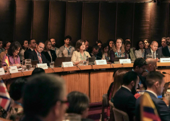 Vicepresidenta participa en la Reunión de Revisión Regional de la Implementación del Pacto Mundial para la Migración Segura, Ordenada y Regular. (Foto: OIM)