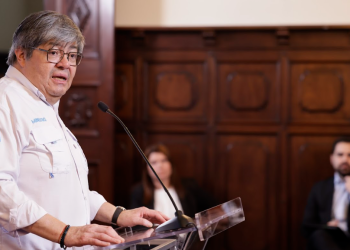 El Ministro de Gobernación resaltó la presencia de infiltrados en las manifestaciones. /Foto: Daniel Ordóñez.