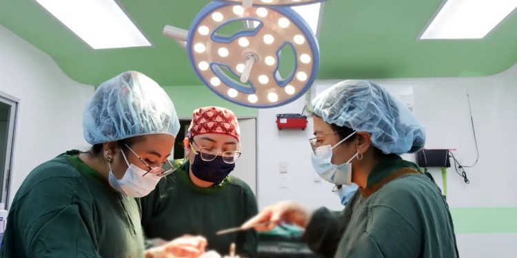 Hospital Departamental de Totonicapán realizó con éxito una cirugía para retira un tumor uterino. (Foto: MSPAS)