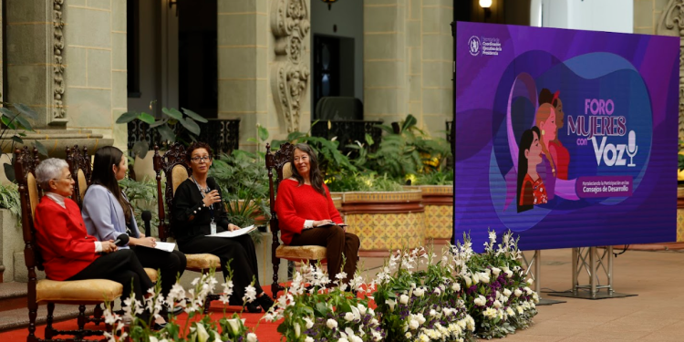 SCEP realiza foro Mujeres con Voz: Fortaleciendo la Participación en los Consejos de Desarrollo. / Foto: Gilber García.