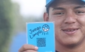 Implementan tarjeta celeste en el programa Juego Limpio para reconocer las buenas acciones de los jugadores. /Foto: Mides.