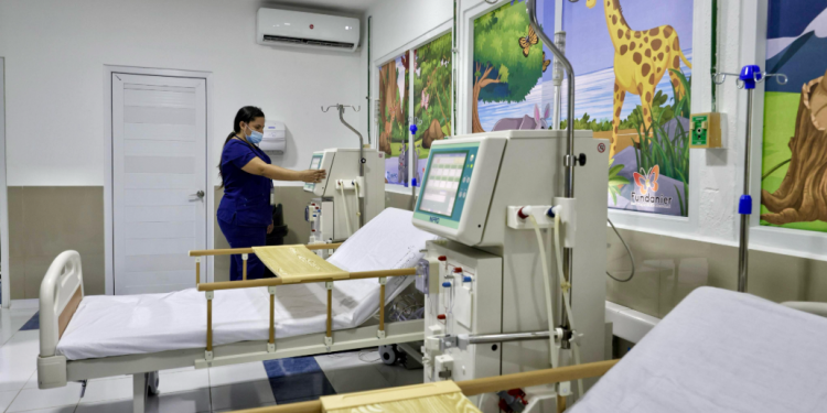 Ministerio de Salud inauguró la primera unidad de hemodiálisis pediátrica en Zacapa. (Foto: MSPAS)