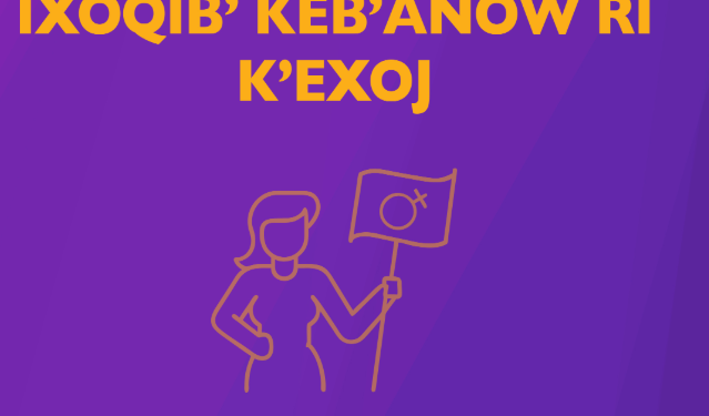 Informan sobre los derechos sexuales y reproductivos en idioma "k'iche'". / Foto: AECID.