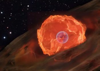 Recreación de choque de un planeta contra una estrella muerta, lo que daría lugar a la emisión de rayos X.