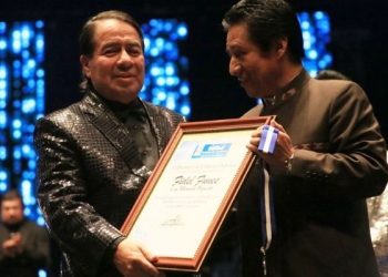 Fidel Funes durante un reconocimiento del Ministerio de Cultura y Deportes. / Foto: MCD.