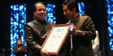 Fidel Funes durante un reconocimiento del Ministerio de Cultura y Deportes. / Foto: MCD.