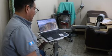 Centro de Salud de Quetzaltenango, cuenta con un nuevo videocolposcopio. (Foto: MSPAS)