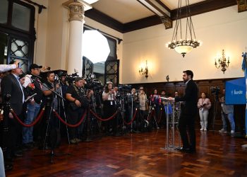 En conferencia de Prensa Palacio Nacional de la Cultura, el gobierno resalta el diálogo.