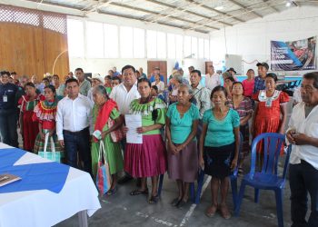 Nuevos beneficiarios con el Aporte Económico del Adulto Mayor en Jocotán, Chiquimula