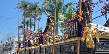 Jesús de la Buena Muerte en su procesión del Tercer Domingo de Cuaresma. / Foto: Isaac Ramírez.