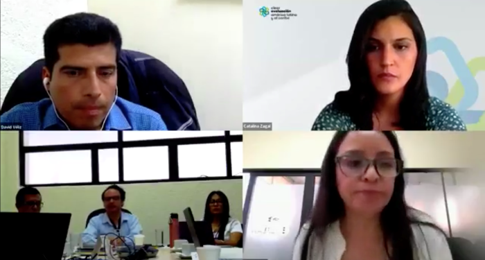 En el encuentro sobre evaluación de proyectos participaron unas 80 integranes de unidades de evaluación de diferentes institucines.