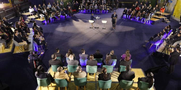 Segundo Diálogo Abierto, efectuado en Quetzaltenango en enero de 2025. / Foto: Alex Jacinto.