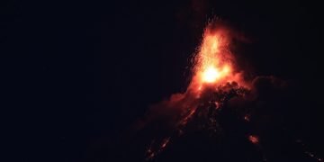 El volcán de Fuego aumentó considerablemente su actividad. /Foto: