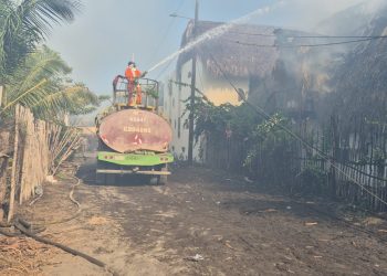 El Sistema de la Coordinadora Nacional para la Reducción de Desastres ha permanecido en estado de alerta, coordinando las acciones para mitigar la emergencia. / Foto: Conred