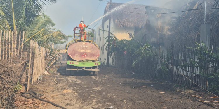 El Sistema de la Coordinadora Nacional para la Reducción de Desastres ha permanecido en estado de alerta, coordinando las acciones para mitigar la emergencia. / Foto: Conred