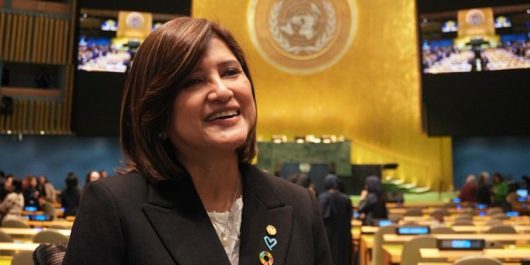 Vicepresidenta Karin Herrera inicia este lunes su participación en el 69° período de sesiones de la Comisión de Condición Jurídico-Social de la Mujer de la ONU. (Foto: Vicepresidencia)