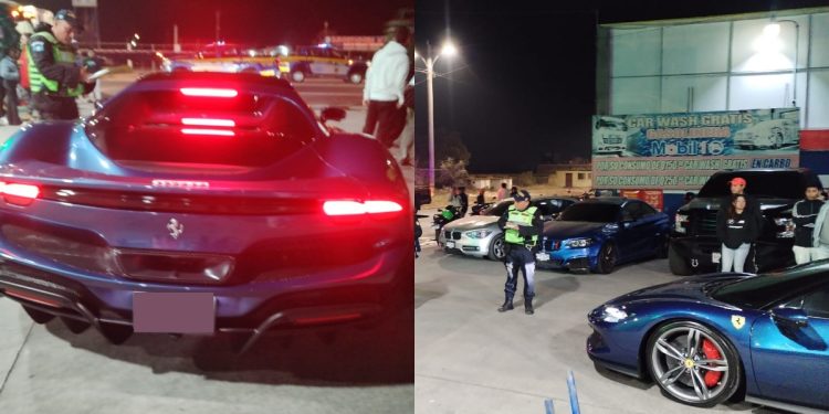 El combate a las carreras clandestinas es una prioridad dentro de las estrategias de seguridad vial. / Foto: DT-PNC