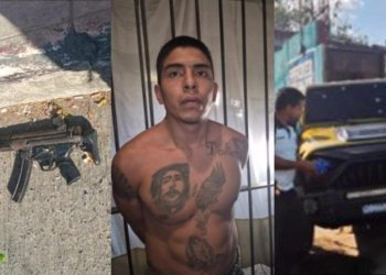 Las investigaciones preliminares revelaron que el marero detenido había recuperado su libertad hace apenas un mes, tras haber cumplido condena en la cárcel de Pavón. / Foto: PNC