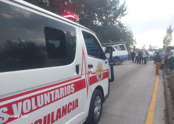 Presidente lamenta accidente de tránsito en El Progreso. / Foto: Bomberos Voluntarios.