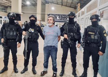 La PNC capturó al líder del grupo del narcotráfico Los Huistas.