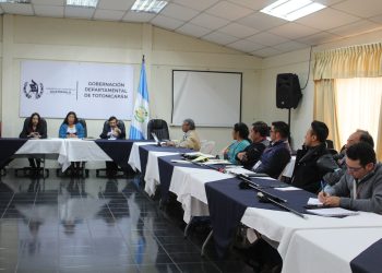 Mesa interinstitucional de seguridad refuerza acciones para la paz en Totonicapán