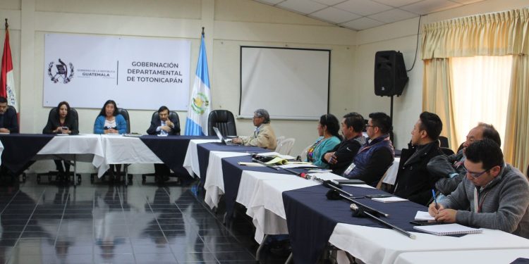 Mesa interinstitucional de seguridad refuerza acciones para la paz en Totonicapán