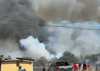Conred coordina los esfuerzos para controlar incendio en El Paredón