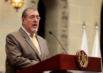 El presidente Bernardo Arévalo