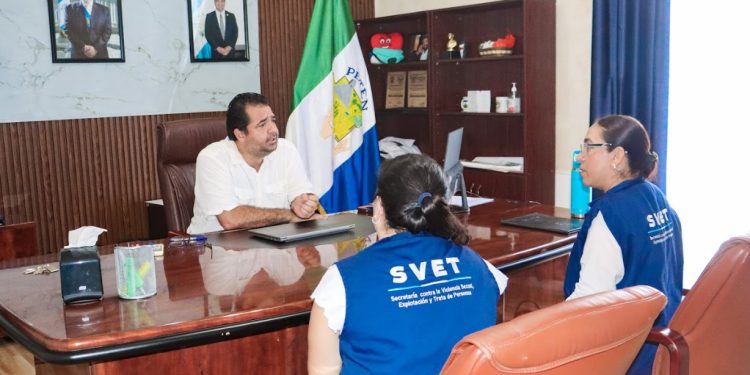 Refuerzan coordinación para la prevención de la violencia sexual, explotación y trata de personas en Petén