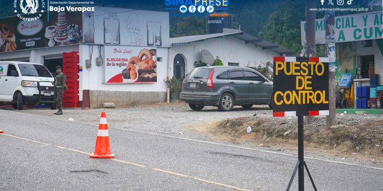 Sinaprese 2025: Siguen acciones para garantizar seguridad en Baja Verapaz