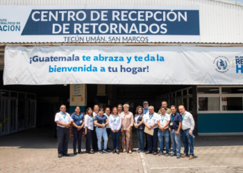 SOSEP y SBS trabajan con el liderazgo de Lucrecia Peinado para el bienestar de los migrantes retornados. /Foto: SOSEP.