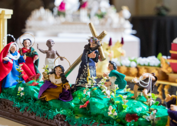 Segundo aniversario de la Semana Santa en Guatemala considerada como Patrimonio Cultural Inmaterial de la Humanidad. /Foto: Alejandro Balan.