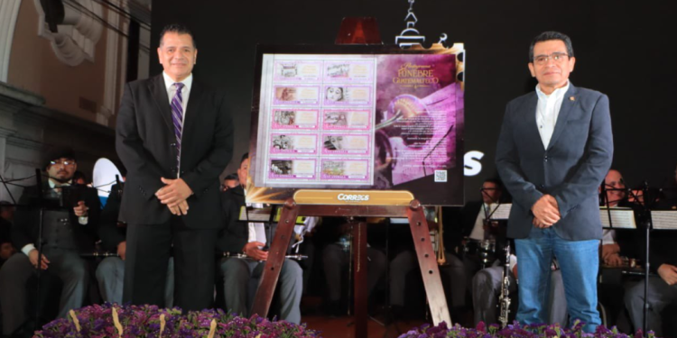 Correos de Guatemala lanza una nueva edición de sellos postales alusivos a la Semana Santa. /Foto: CIV.