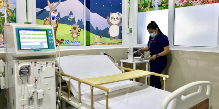 Zacapa se beneficia en el ámbito de salud con nueva unidad de hemodiálisis para pacientes pediátricos. /Foto: MSPAS.